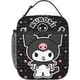 thumbnail image 2 of Kuromi Cartoon Lunch Box Cute Lunch Bag Large Capacity Durable Reusable Lunch Box Suitable For Women Work Travel Picnic Fi29, 2 of 5