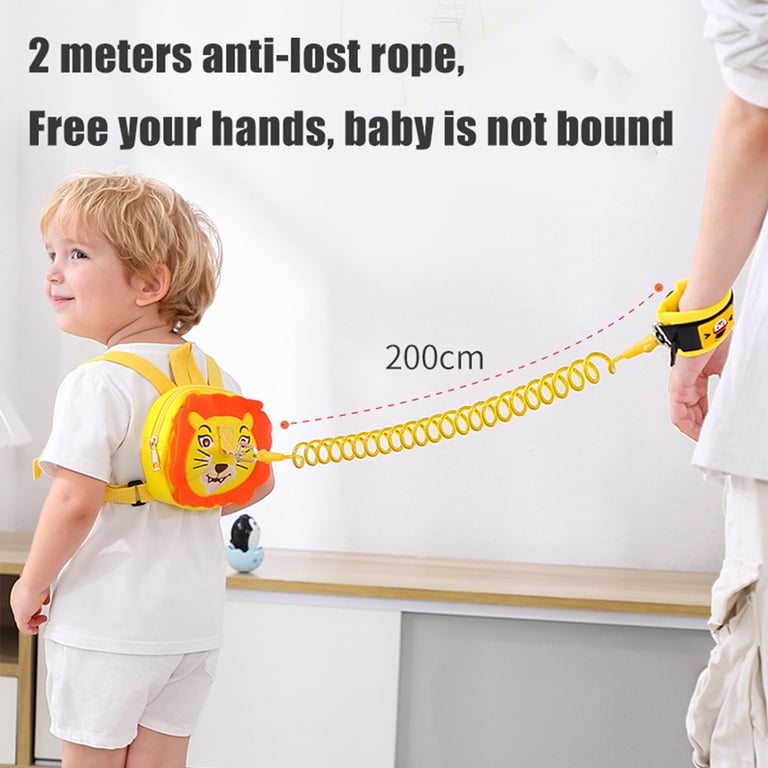 Anti-Lost Wrist Leash For Toddlers - Adjustable 1.5m Safety Harness With Soft Sponge Pad & 360° Connector