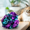 thumbnail image 2 of 3Pcs Interactive Cat Toys Large Kitten Pet Crinkle Balls Colorful Shiny Crackle Paper, 2 of 7