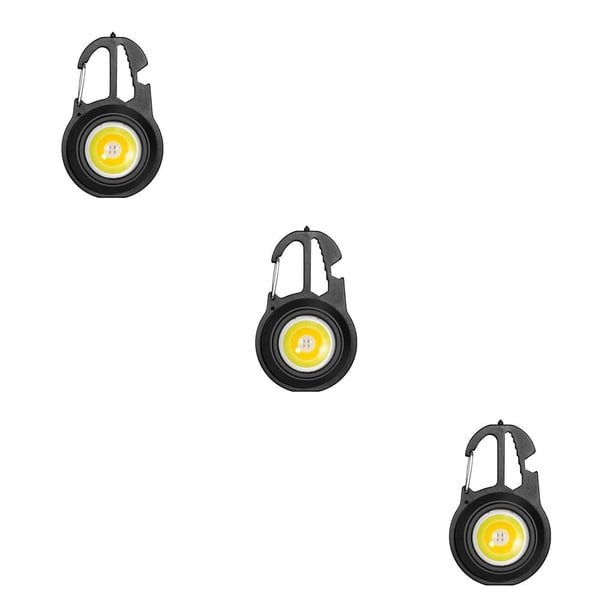 Linterna portátil Yuarrent 5000K ajustable impermeable llavero luz de trabajo recargable Negro Type1 NO1