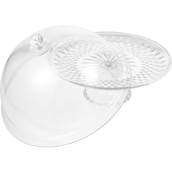 Alasum Transparent Pet Cake Stand with Dome for Parties and Weddings