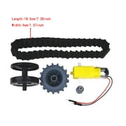 Eston Smart Tank Track Conveyor Kit, 40-Section, Black/Yellow
