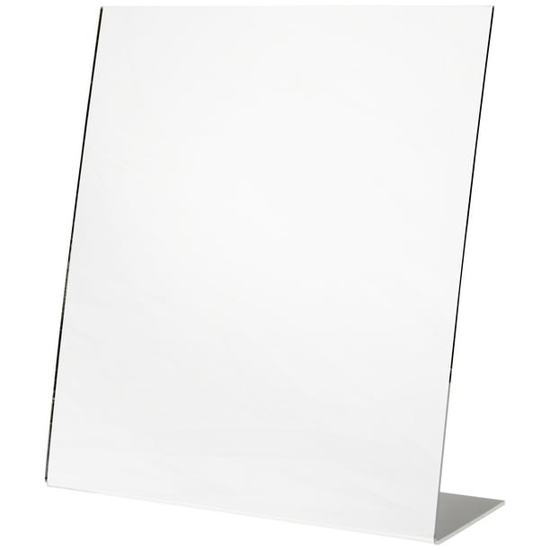 Plymor Rectangular Acrylic Countertop Mirror, 12" H x 11" W x 4" D