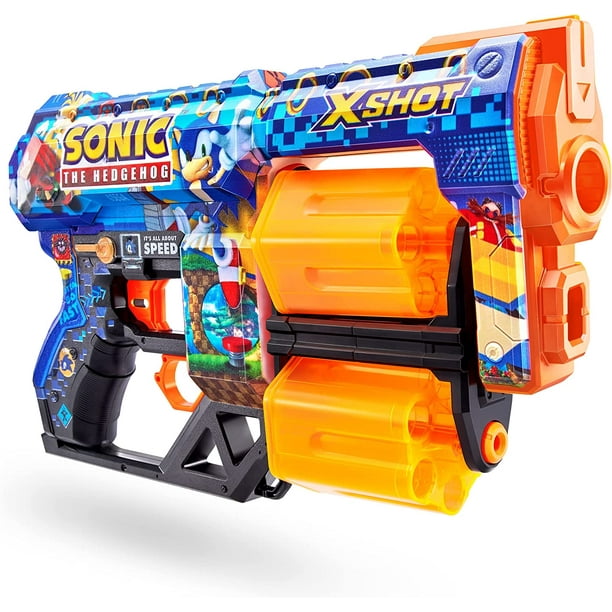 X-Shot Skinz Sonic the Hedgehog Blaster - Walmart Business Supplies