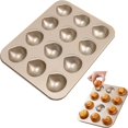 thumbnail image 2 of Baking Cake Mold Pan Chestnut Non Stick Cake Household Baking Baking Pan Three Snack for Oven, 2 of 9