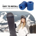 thumbnail image 3 of Luxshiny 2Pcs Ski Snowboard Wall Mounts Skateboard Display Rack Blue for Sports Enthusiasts Organization, 3 of 8
