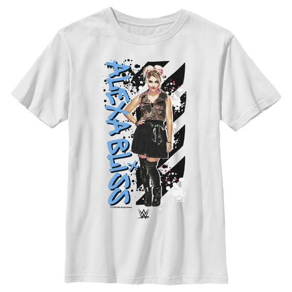 Boy's WWE Alexa Bliss Poster  Graphic Tee White Medium