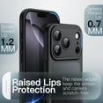 thumbnail image 4 of JETech Matte Case for iPhone 17 Pro 6.3-Inch, Shockproof Military Grade Drop Protection, Full Camera Lens Protection, Frosted Translucent Back Minimalist Phone Cover (Black), 4 of 5