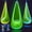 Green, variant on Light Up Kids Pod Swing Seat, Upgraded Kids Hanging Hammock Swing with LED Lights, Cotton Sensory Pod Swing Chair with Inflatable Pillow, Pod Swing for Kids Indoor & Outdoor (1 PCS) (Blue)