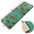 thumbnail image 2 of Kitchen Rugs and Mats Non-Skid Washable Runner Rugs Christmas Dachshund Long 72x24 inch for Floor Cushioned Hallway Entryway Indoor 2x6, 2 of 7