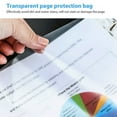 thumbnail image 1 of HLONK 100PCS Sheet Protectors 9x12 Inch Heavy Duty Page Protectors Non-Glare Protector Top Loading Acid-free Fits Standard 8.5 x 11 Paper for Plastic Document Protectors Letter Paper, 1 of 7