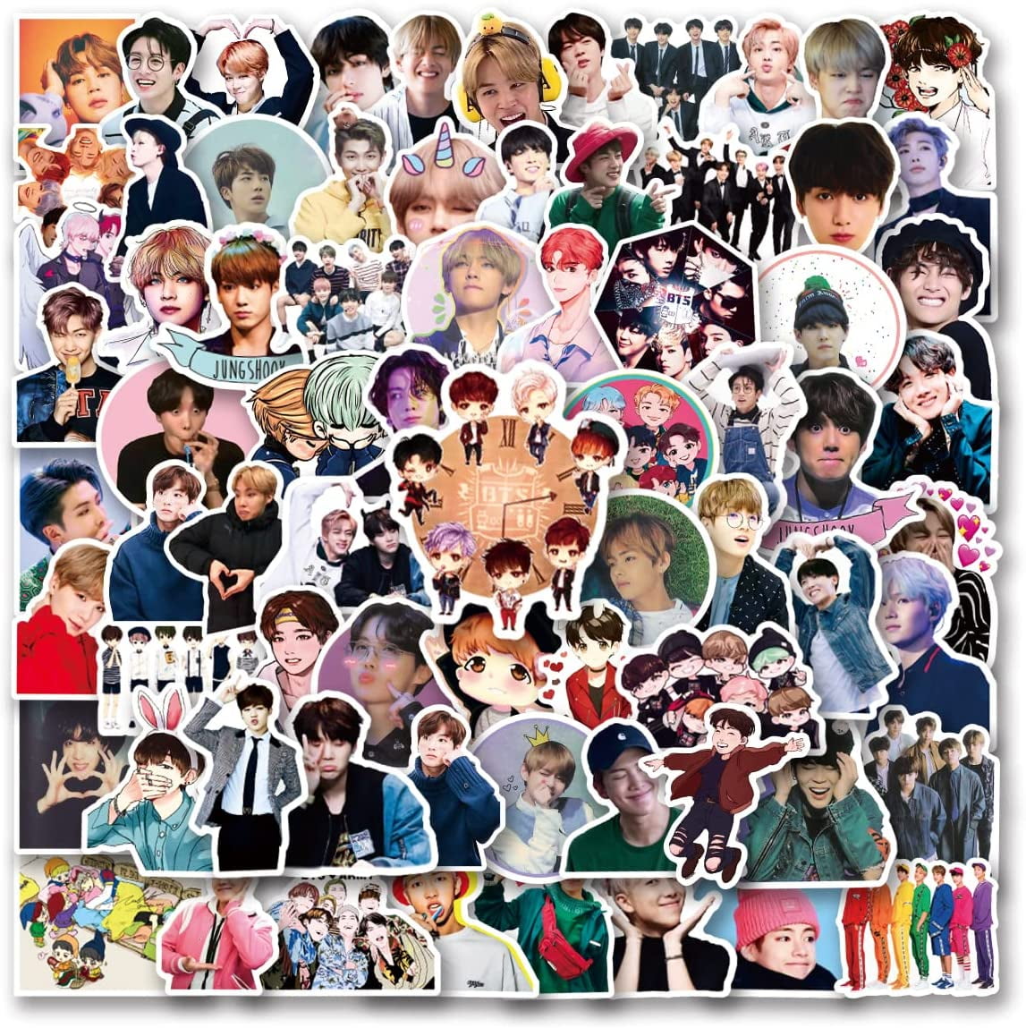 Buy BTS Stickers Bangtan Boys Support Light Cute Carttom Stickers
