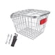 thumbnail image 3 of Cesta trasera para bicicleta, cesta para ciclismo, almacenamiento plateado, cesta duradera para bicicleta para exteriores, bicicletas plegables para, 3 of 8