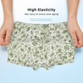 thumbnail image 3 of Yiaed Green Rabbit Print Boys' Boxer Briefs Cotton Casual Stretch Comfort Boys Boxers - Kids Boxer Briefs Underwear for Boys (6-18)-Small, 3 of 5