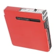 thumbnail image 2 of Estuche para 20 cigarrillos regulares, recargable por USB, con encendedor para hombres y mujeres, regalo ideal para fumadores, color rojo, 2 of 14