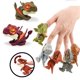 thumbnail image 4 of Juguetes de dinosaurio de dedo jurásico, modelo de tiranosaurio triceratops, divertido y complicado dinosaurio que muerde los dedos, juguete interactivo para niños, regalo de cumpleaños, 4 of 5