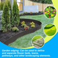 thumbnail image 5 of Corrugated Metal Garden Edging 6" x 40Ft, Black Landscape Border for Lawn, Flower Bed, Paver Edging, 5 of 5