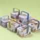 thumbnail image 3 of Monstrate Mini caja de Pascua con tapas, tarro, maleta, embalaje, joyería, galletas vacías, cajas de dulces, contenedor de almacenamiento, Type2 NO2, 3 of 6