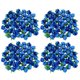 thumbnail image 1 of 200 Rosas Artificiales, 3 cm de , Decoracion de La Boda, Azul Marino, 1 of 4