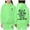 Green, variant on Faith-Inspired Unisex Christian Letter Print Black Hoodie and Jogger Sweatpants Set for Daily and Festive Occasions