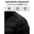 thumbnail image 5 of Wantdo Women's Recycled Warm Winter Jacket Quilted Puffer Coat Winter Coat with Hood Black XL, 5 of 7