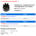 thumbnail image 2 of Distributor Cap - Compatible with 1947 - 1948 Dodge Deluxe 3.8L 6-Cylinder, 2 of 2