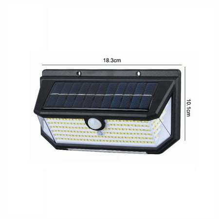 

Clearance! Feinib Wall Lamp Solar Motion Sensor Lights Outdoor Wall Mounted Solar Led Lamp 2 Lighting Modes Solar Powered Induction Wall Light for Outside Fence Garage Auto On/Off