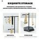 thumbnail image 5 of Organizador de joyas de 2 niveles, soporte para pulseras, collares, aretes, anillos, relojes, metal, diseño plegable, estante portátil, ideal para dormitorio, alta capacidad, organizador de, 5 of 7
