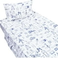 thumbnail image 3 of J-pinno Cars Tank Helicopter Aircraft Military Transport Vehicles Twin Sheet Set for Kids Boy Children,100% Cotton, Flat Sheet + Fitted Sheet + Pillowcase Bedding Set, 3 of 4