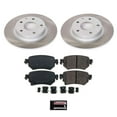 thumbnail image 2 of PowerStop Rear Semi-Coated Rotor and Low-Dust Ceramic Brake Pad Kit SC8068, 2 of 3