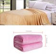 thumbnail image 6 of Sonceds Solid Color Flannel Blanket Bed Car Office Sofa Autumn Winter Warm Carpet Air-condition Room Rugs, 6 of 6