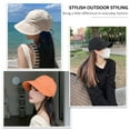 thumbnail image 7 of Sun Hats for Women, Summer Beach Sun Hat for Women Wide Brim Visor Fedora Cap UPF50+, 7 of 7