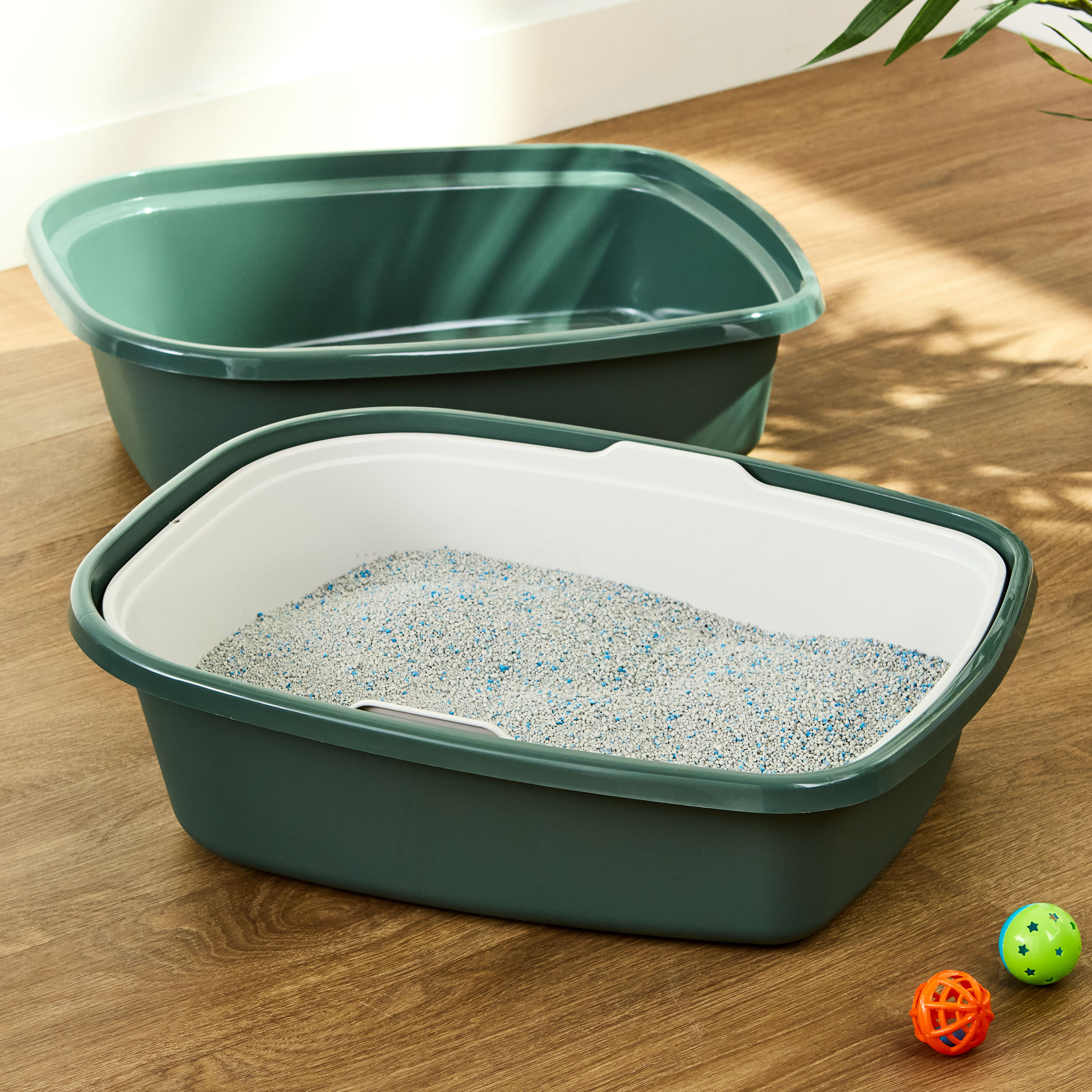 Vibrant Life Sifting Cat Litter Box 3-Piece Set photo 2