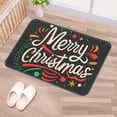 thumbnail image 5 of Christmas Indoor Rug Outdoor Carpet Door Rug Polyester Non-Slip Machine Washable Bath Mats, 5 of 6