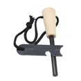 thumbnail image 4 of ShenMo Outdoor Sports Camping Adventure Fire Making Two Pieces 2 In 1 Portable Stainless Steel Scraper Flint Rod + 18 x 100mm Magnesium Rod for, 4 of 5