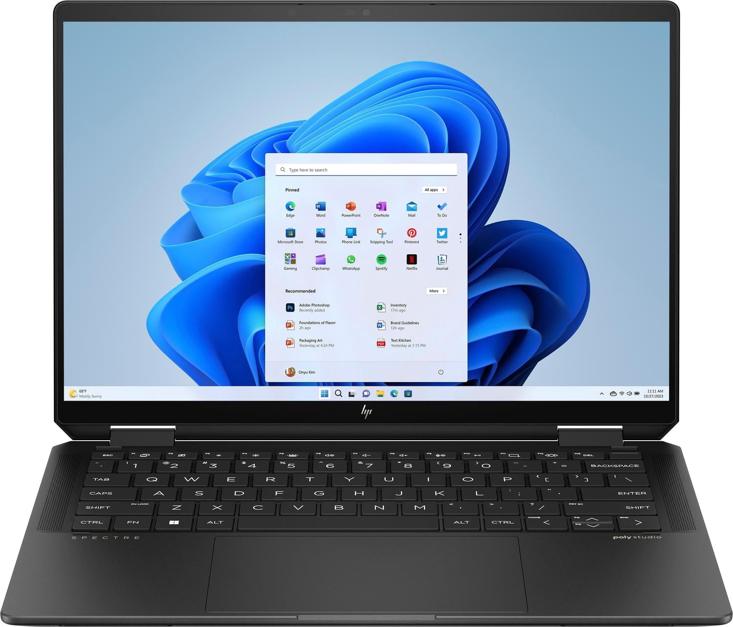 HP Spectre X360 13-AE UHD matrix TS A
