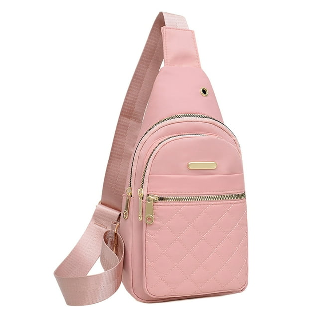 Bolso bandolera de viaje de moda para mujer, de gran capacidad, de tela impermeable, práctico bolso cruzado frontal.