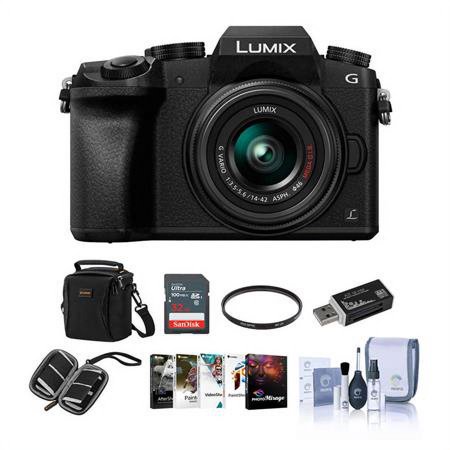 UPC: 0840014192137 | Panasonic Lumix G DMC-G7K – Digital camera – mirrorless – 16.0 MP – Four Thirds – 4K / 30 fps – 3x optical zoom 14-42mm lens – Wi-Fi – black