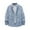 Sky Blue, variant on Royisotas Mens Fashion Shirts Striped Big and Tall Shirt Collared Button Down Long Sleeve Tops for Men