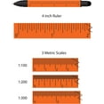 thumbnail image 4 of monteverde one touch 9-in-1 stylus tool ball point pen, orange (mv35295), 4 of 5