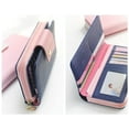 thumbnail image 3 of （10PCS）Women'S Multifunctional Double-Sided Wallet With Floral Pattern Purple, 3 of 4