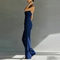 thumbnail image 5 of Xdegoge Halter Neck Jumpsuit for Women Backless V Neck Wide Leg Outfits High Waisted Dressy Long Pants Jumpsuits for Party Evening Wedding Guest Clubwear Fashion, 5 of 5