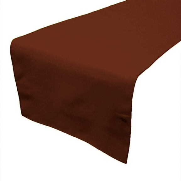 Poplin Table Runner Solid Copper