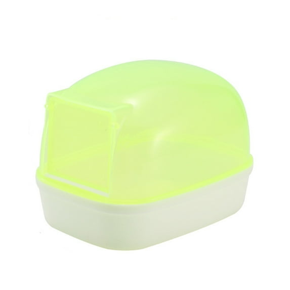 Small Animals Bathroom, Sand Bath Container, Pet Bathroom for Dwarf Hamster/Mouse/Chinchilla/Rat/Gerbil