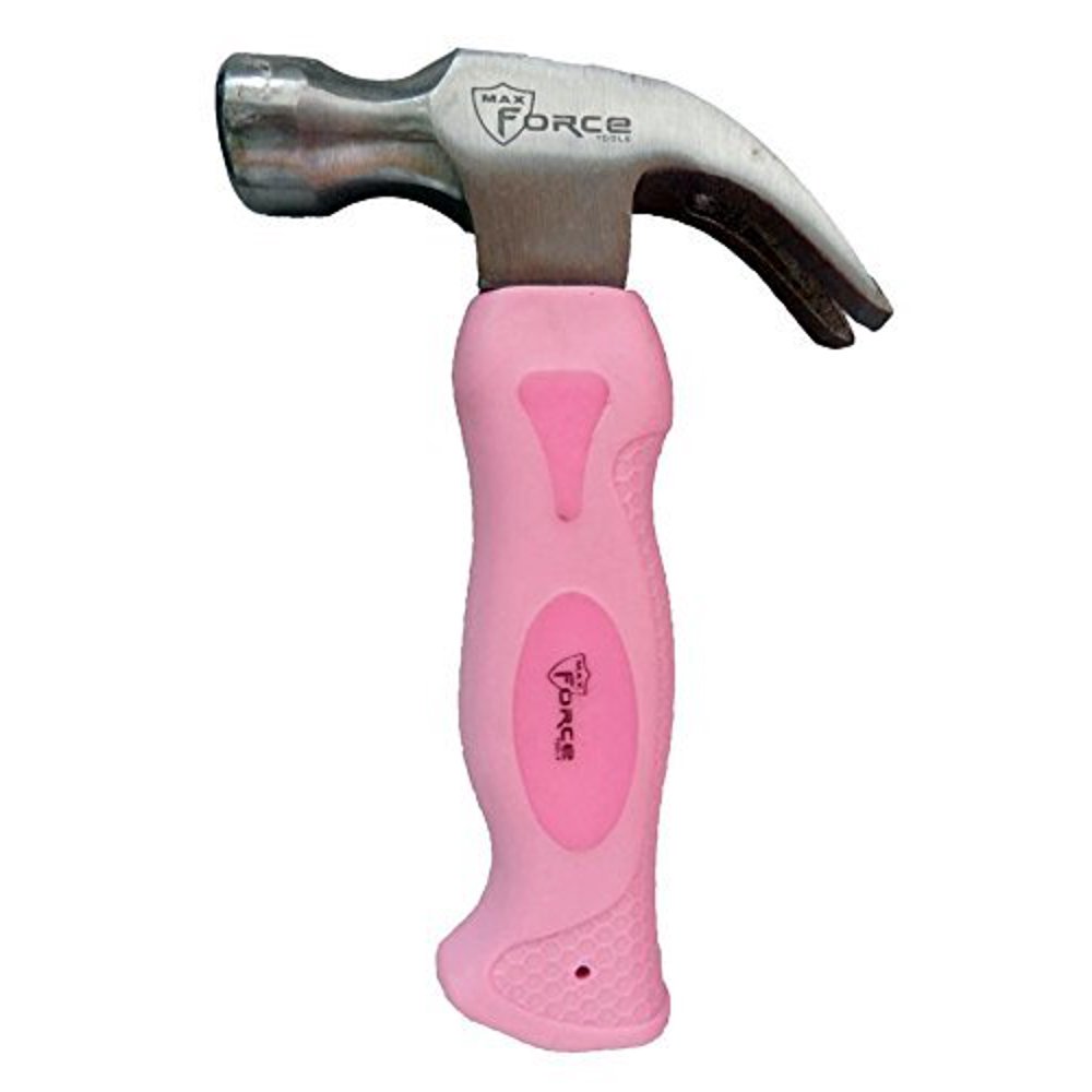Diamond Visions 222220887 Stubby Hammer, 8 oz, Pink