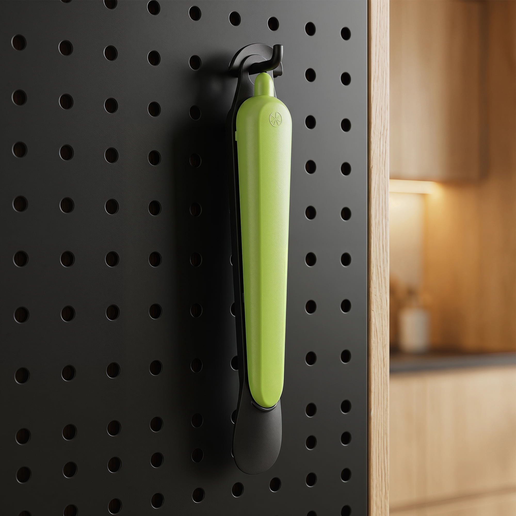 Unique Bargains Plastic Citrus Multi-use Peeler with Long Handle Cream 7.1" x 4.3" x 1"