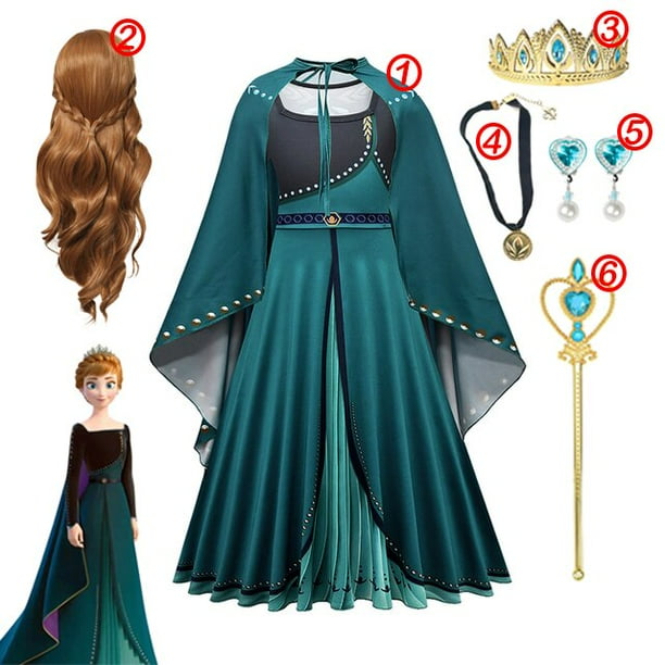 Disfraz Anna Vestido Frozen Anna Disfraz Anna Vestido Verde De