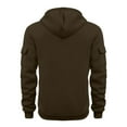 thumbnail image 6 of Fengactive Mens Hoodies Work Tactical Sweatshirt Long Sleeve Outdoor Quarter Zip Pullover with Arm Pockets, 6 of 7