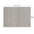 thumbnail image 3 of 3'x4' Wicklow Canvas Woven Low Profile Grey Mat, 3 of 6
