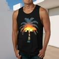 thumbnail image 2 of Cmfcve Men's Graphic Tank Top Crew Neck Sleeveless Under Vest Loose Elastic Muscle Tank Top, 2 of 5